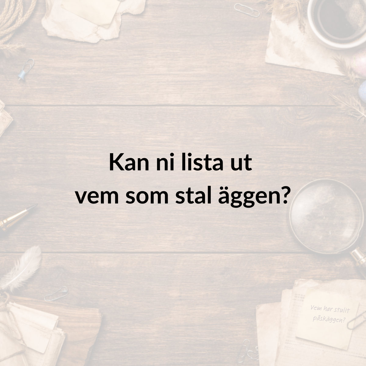 Påskmysteriet - de stulna äggen | 2026